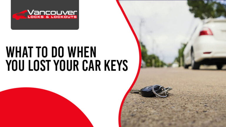 What To Do When You Lost Your Car Keys